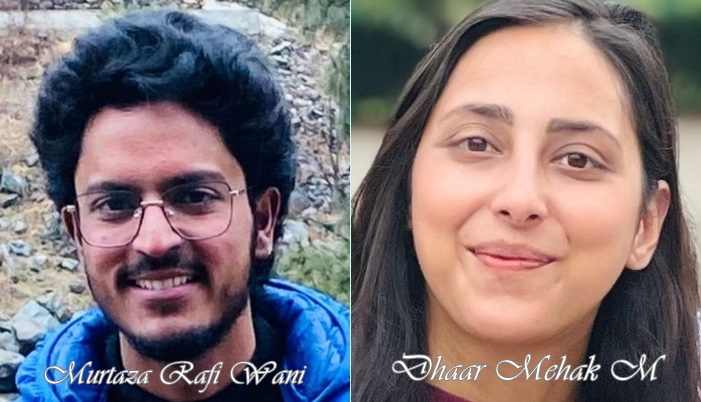 Murtaza Rafi Wani and Dhaar Mehak M